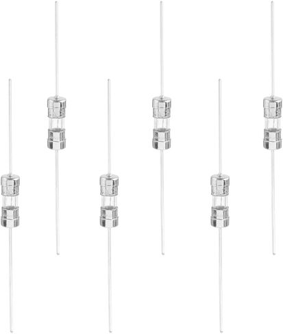 Fielect 20Pcs Fast Blow Fuse 250V 1A Fast Blow Axial Lead Fuse Glass Tube Fuses 3.6x10mm in Saudi Arabia