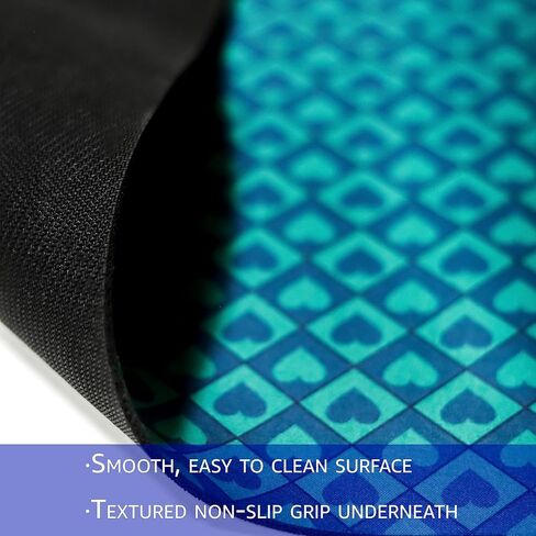 Trademark Innovations Texas Holdem Poker Mat Poker Felt Table Cover Fold Up Poker Table with Carrybag in Saudi Arabia