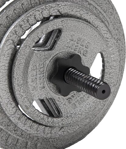 Signature Fitness 1-Inch Diameter Threaded Chrome Barbell with Lock Collars, 72-Inch in Saudi Arabia