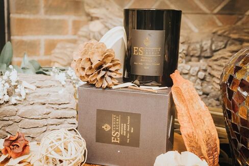 Oud Wood | 10oz | Premium Candle | Scented Candle | Aromatherapy | Essential Fragrance Oils | 100% Soy Wax | Home Décor | Home Fragrance | Housewarming gift | Odor Eliminating | Elusive Scent in Saudi Arabia
