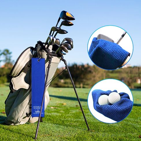 The Older I Get The Harder It Is to Find Embroidered Golf Towel, Funny Golf Towels for Golf Bags with Clip, Birthday Retirement Gift for Grandpa Dad Brother Golfer, Golf Accessories for Men in Saudi Arabia