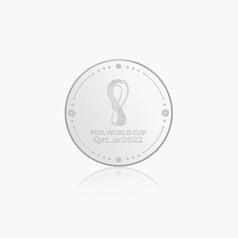 عملة فضية اللون لبطولة كأس العالم لكرة القدم قطر 2022 لكرة القدم قابلة للتجميع in Kuwait