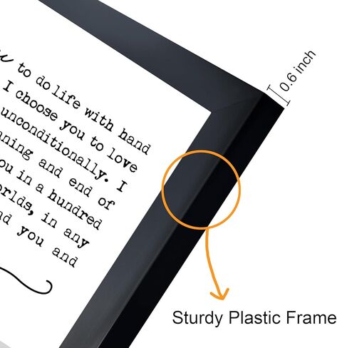 I Choose You Print, Farmhouse Sign, Wedding Gift, Bedroom Wall Art, Marriage Quote, Wedding Anniversary, Rustic Home Decor, Newlywed Gifts, Valentine's Gifts, (11X14 Inch with Framed) in Kuwait