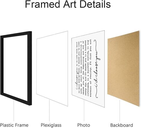 I Choose You Print, Farmhouse Sign, Wedding Gift, Bedroom Wall Art, Marriage Quote, Wedding Anniversary, Rustic Home Decor, Newlywed Gifts, Valentine's Gifts, (11X14 Inch with Framed) in Kuwait