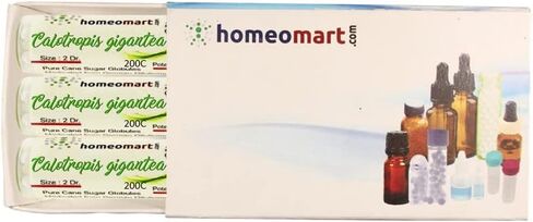 Calotropis gigantea Homeopathy Pellets (Pills) in 1M Potency Pack of 3 in Saudi Arabia