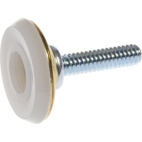 57153 Adjustable Glides, 1/4-20 x 1 x 1-1/8-Inch, Brass, 6-Pack