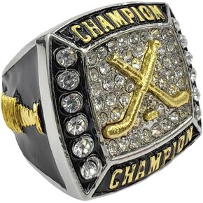 Customize Ice Hockey Championship Trophy Rings Prize