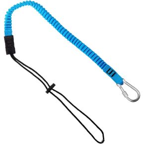 Palmer Safety Tool Lanyard w/Single Carabiner & Adjustable Loop End, Aluminum Screw Lock Carabiner