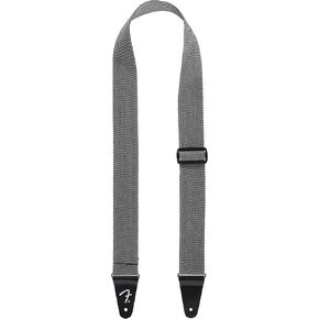 Fender Modern Tweed Guitar Strap, 2in, White/Black