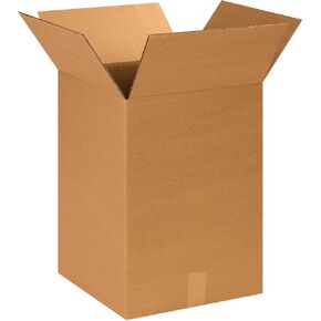 BOX USA 14 x 14 x 19 Corrugated Cardboard Boxes, Medium 14"L x 14"W x 19"H, Pack of 20 | Shipping, Packaging, Moving, Storage Box for Home or Business, Strong Wholesale Bulk Boxes