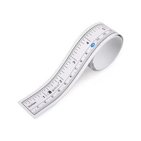 DS. DISTINCTIVE STYLE Fish Ruler Sticker 36-Inch Waterproof Adhesive Ruler Tape Dual Scale Fish Measuring Tape for Boat, Kayak and Table