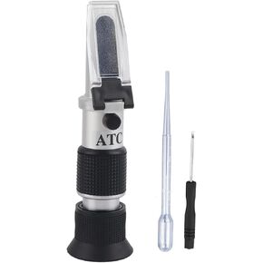 GLOGLOW Beekeeper Refractometer Portable High Measuring Range Honey Tester Sugar Water Content Measurement 58-90% Beekeeping Honey Concentration Meter