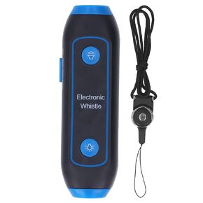 Electronic, Loudest 3 Tones High Volume Handheld Whistle for Coaches Referees Training, with Lanyard, Clean for Using, ABS Material (Blue)