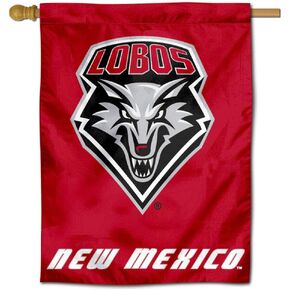 New Mexico Lobos House Flag Banner