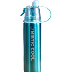 Aluminum Sports Water Bottle Water Mister Spray Water Bottle For Sports | Workout Bottle | Running Water Bottle | 24 ounces BPA free Portable Mister Cool Water Bottles