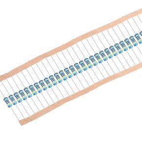 uxcell 300Pcs 470 Ohm Resistor, 1/6W 1% Tolerance Metal Film Resistors, Lead, 5 Bands for DIY Electronic Projects and Experiments