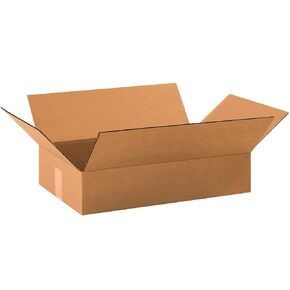 BOX USA 19 x 12 x 4 Corrugated Cardboard Boxes, Flat 19"L x 12"W x 4"H, Pack of 25 | Shipping, Packaging, Moving, Storage Box for Home or Business, Strong Wholesale Bulk Boxes