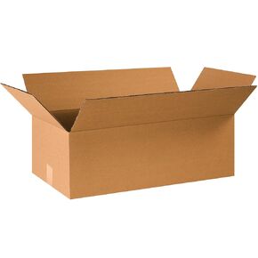 BOX USA 24x12x8 Corrugated Boxes, Large, 24L x 12W x 8H, Pack of 25 | Shipping, Packaging, Moving, Storage Box for Home or Business, Strong Wholesale Bulk Boxes