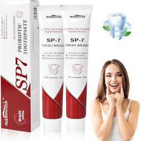 Sp-7 Probiotic Toothpaste, Sp-7 Probiotic Whitening Toothpaste, SP 7 Ultra Probiotic Fresh, Sp-7 Probiotic Stain Removal and Whitening Toothpaste, Probiotic Toothpaste(2PCS)