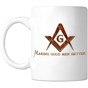 Making Good Men Better Masonic Coffee Mug - [11 oz.]