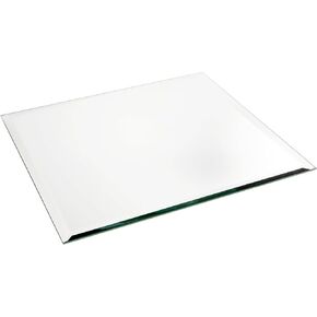 Plymor Square 5mm Beveled Glass Mirror, 12 inch x 12 inch (Pack of 2)