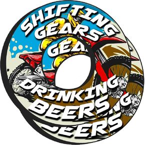 Gripdonuts.com® Premium MX Grip Donuts for Dirt Bike Motorcycle BMX - Shifting Gears