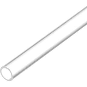 Plastic Pipe Rigid Polycarbonate Round Tube Clear, [for Lighting, Models, Water Plumbing] - 0.2x0.2"(4x5mm), 12"(300mm) Length/Transparent / 1 Pcs