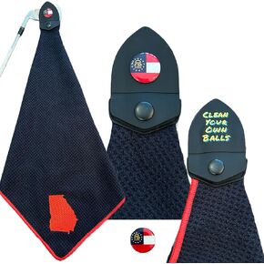 Magnetic Golf Towel-Georgia