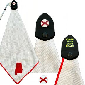 Magnetic Golf Towel-Alabama