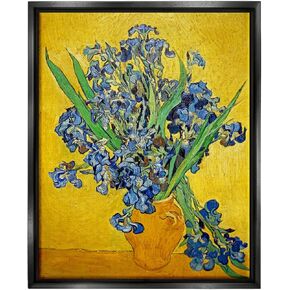 Stupell Industries Vaas met Irissen Vincent van Gogh Iris Flower Painting Canvas Wall Art, Design By one1000paintings
