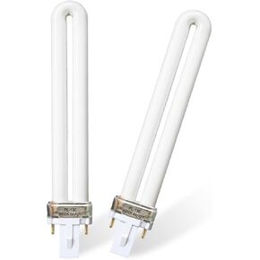 (2 Pack) PL13-E 13W Replacement Light Bulb Compatible with Electronic Ballast,Replace for Ottlite T1333E,13W Type E Compact Fluorescent Light Bulb,5500K Bright Natural Daylight,G23 Base