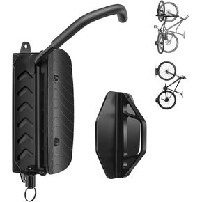 Swivel Bike Wall Mount,Bike Hanger,Vertical Bike Rack,Space Saving Wall Bike Rack,Bike Hooks for Garage Wall for Home Bike Storage Solution