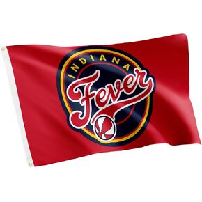 Desert Cactus Indiana Fever Flag Team WNBA Women's National Basketball Association 100% Polyester Indoor Outdoor 3 feet x 5 feet Flag (Dark Blue)