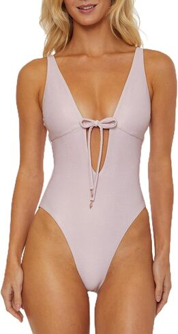 بدلة سباحة نسائية من قطعة واحدة من صدفة البحر من ISABELLA ROSE، برقبة مفتوحة، بدلات استحمام in Kuwait