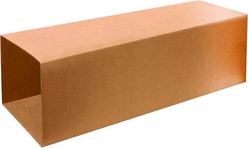 BOX USA 15 حزمة من صناديق الورق المقوى المموج الداخلية المتداخلة، 14 بوصة طول × 14 بوصة عرض × 40 بوصة ارتفاع، كرافت، الشحن والتعبئة والنقل in Saudi Arabia