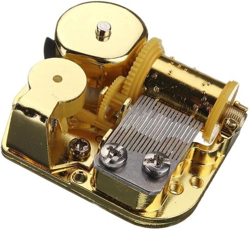 18 Note Musical Mechanism Movement for DIY Music Box, Ode to Joy, Golden Clockwork Music Movement in Saudi Arabia