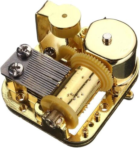 18 Note Musical Mechanism Movement for DIY Music Box, Ode to Joy, Golden Clockwork Music Movement in Saudi Arabia