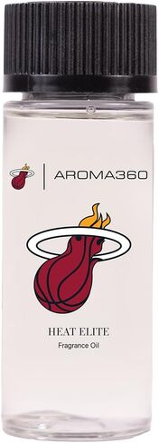 Aroma360 | Heat Elite (Cashmere & Dark Rose) Oil Blend | Miami Heat Edition Essential Diffuser Oil | Aromatherapy Scent Diffuser Oil | Italian Mandarin, Peach Blossom and Patchouli 1.7 fl oz, 50 mL in Saudi Arabia