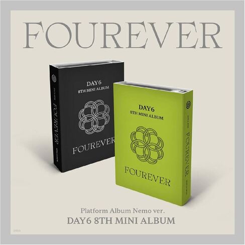 DAY6 FOUREVER 8th Mini Album Contents+Photocard+etc+Tracking Day SIX D6 (Standard Light Green Version) in Saudi Arabia