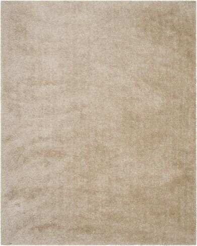 SAFAVIEH Venice Shag Collection Accent Rug - 2' x 3', Champagne, Handmade Glam, 3-inch Thick Ideal for High Traffic Areas in Entryway, Living Room, Bedroom (SG256C) in Saudi Arabia