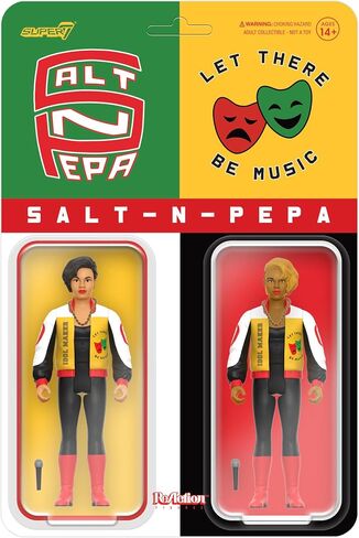 Super7 Salt-n-Pepa ReAction Figures - Salt-n-Pepa (2-Pack) Action Figure in Saudi Arabia
