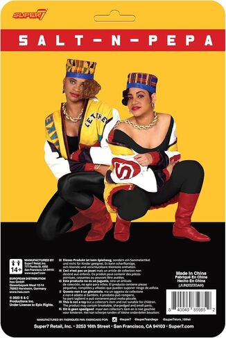Super7 Salt-n-Pepa ReAction Figures - Salt-n-Pepa (2-Pack) Action Figure in Saudi Arabia