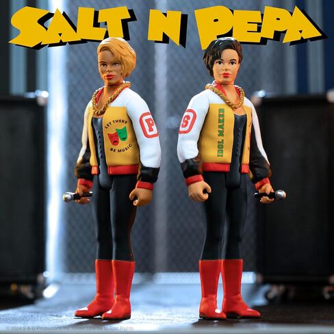 Super7 Salt-n-Pepa ReAction Figures - Salt-n-Pepa (2-Pack) Action Figure in Saudi Arabia
