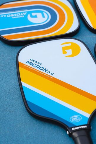 GAMMA Pickleball Paddles, Quantum Series, Micron 5.0, Neutron 5.0, Voltage 5.0, Atomic 5.0, USAPA Approved, Graphite Pickleball Paddle, Polypropylene Core, Honeycomb Grip, Great Feel, More Control in Kuwait