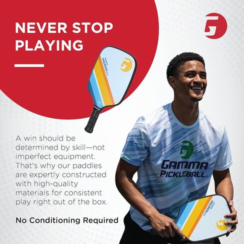 GAMMA Pickleball Paddles, Quantum Series, Micron 5.0, Neutron 5.0, Voltage 5.0, Atomic 5.0, USAPA Approved, Graphite Pickleball Paddle, Polypropylene Core, Honeycomb Grip, Great Feel, More Control in Kuwait