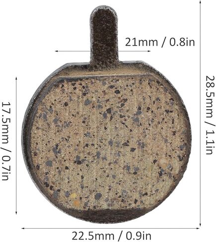 5 أزواج من وسادات فرامل القرص البديلة من الراتنج شبه المعدني للدراجة الجبلية 28 مم in Kuwait