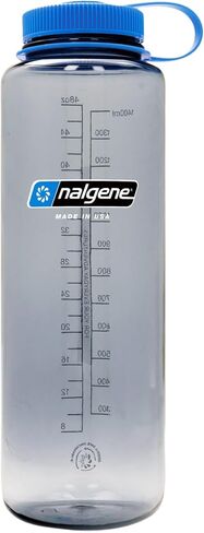 Nalgene 48 oz Wide Mouth Silo Water Bottle, Jade | BPA-Free, Durable & Lightweight, Leak Proof, Dishwasher Safe, Reusable Bottle for Hiking, Gym, Work & Travel in Kuwait