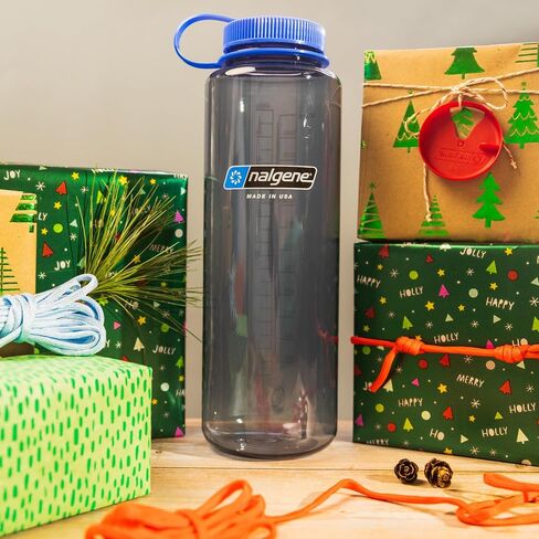 Nalgene 48 oz Wide Mouth Silo Water Bottle, Jade | BPA-Free, Durable & Lightweight, Leak Proof, Dishwasher Safe, Reusable Bottle for Hiking, Gym, Work & Travel in Kuwait