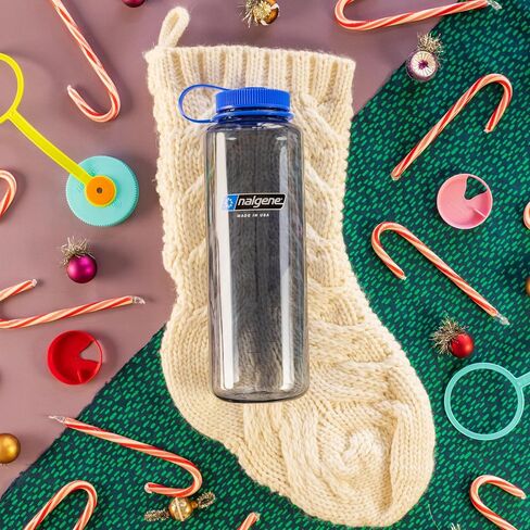 Nalgene 48 oz Wide Mouth Silo Water Bottle, Jade | BPA-Free, Durable & Lightweight, Leak Proof, Dishwasher Safe, Reusable Bottle for Hiking, Gym, Work & Travel in Kuwait