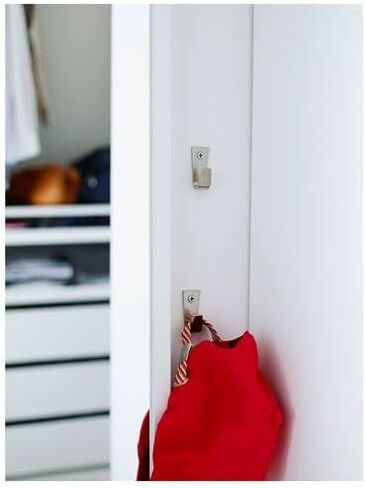 ايكيا - BLECKA خطاف، مطلي بالنيكل (X4) 1 1/2 بوصة in Kuwait